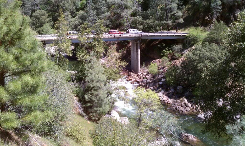 Pictures of Clavey / Lumsden River Bridges loop last weekend April 20th